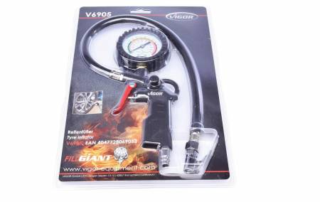 Насос пневматичний з манометром 4026 V6905 фото товару