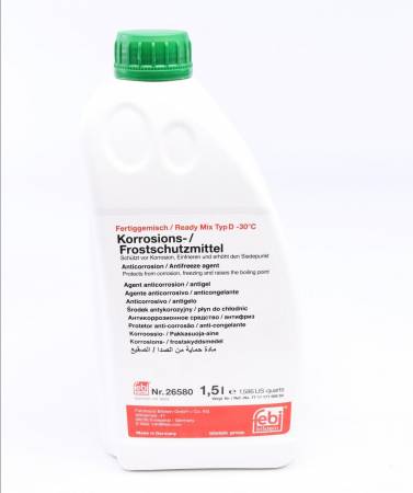 Антифриз (зелений) (1.5L) (-30°C) Renault Glaceol RX Type D (готовий до застосування) 101 26580 фото товару