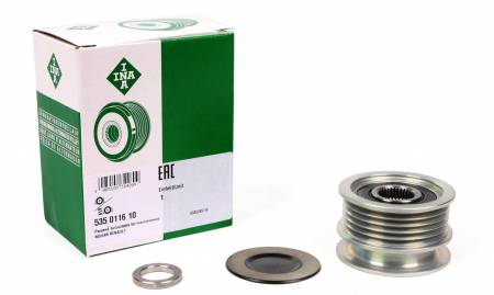 Шків генератора Renault Kangoo 1.6 16V 01-, 60/70/71/72kw, 5PK 204 535 0116 10 фото товару