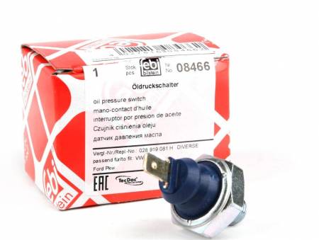 Датчик тиску оливи VW (синій) 101 08466 фото товару