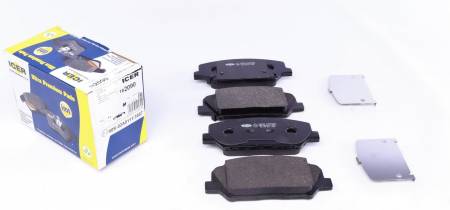 Колодки гальмівні (передні) Hyundai i30 11-/Veloster 12-17/Kia Ceed/Pro Ceed 12-/Cerato 13- 158 182090 фото товару