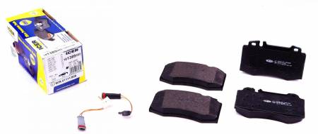 Колодки гальмівні (передні) MB C-class (W203)/E-class (W211)/S-class (W220) 00-09 (+датчики) 158 181389-203 фото товару