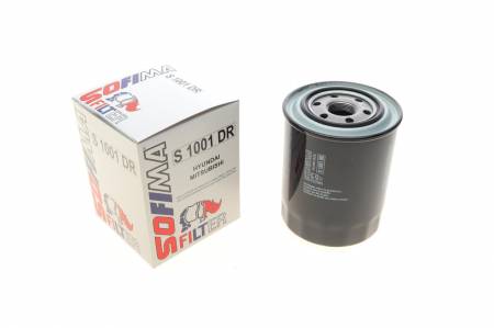 Фільтр масляний Hyundai H-1/Kia Carnival/Mazda 323/Mitsubishi Colt/Galant/L300/Lancer/Pajero 82- 142 S 1001 DR фото товару