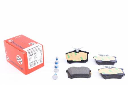 Колодки гальмівні (задні) Citroen C3/C4 09-/Renault Scenic/Megane 99- (87x53x16) (Lucas) 86 20961.160.1 фото товару