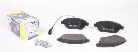 Колодки гальмівні (передні) Fiat Doblo 01-/Fiorino/Qubo/Punto 09-/Idea 05-/Opel Combo 12- (+датчик) 158 181440-701 фото товару