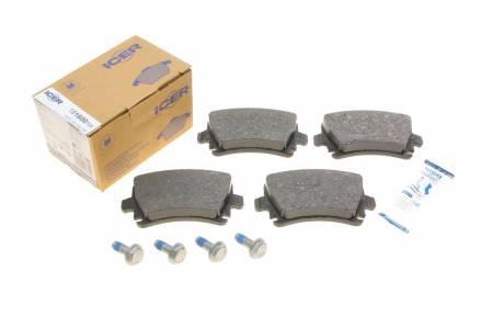 Колодки гальмівні (задні) Audi A3/A4/A6/VW Caddy/Touran 04-15/Golf/Passat/Skoda Octavia 03-/SuperB 158 181600-703 фото товару