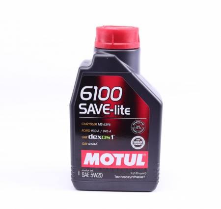 Олива 5W20 6100 Save-lite (1л) (FORD M2C 930A/FORD M2C 945A/GM dexos1/GM 6094M) 436 841311 фото товару