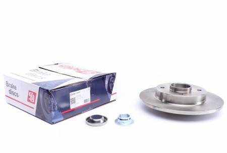 Диск гальмівний (задній) Citroen C4/Peugeot 207/307 05- (249х9) (+ABS) (з підшипником) (d=30) 5000 208025 фото товару