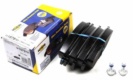 Колодки гальмівні (передні) Renault Kangoo 01- 158 181579-701 фото товару