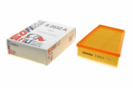 Фільтр повітряний Renault Megane III/Fluence/Scenic 1.2-1.9 i/dCi 08- 142 S 2032 A фото товару