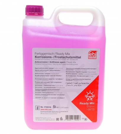 Антифриз (фіолетовий) Readymix G12 Plus Plus (5L) (MB325.5/MB325.6) (-35°C готовий до застосування) 101 172019 фото товару