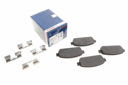 Колодки гальмівні (задні) Opel Astra J 1.4 Turbo 12- (з прижимною пластиною) 30 0986494634 фото товару