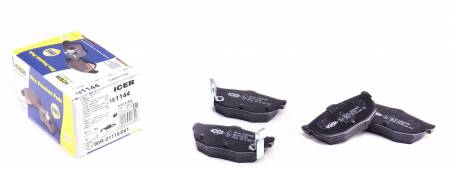 Колодки гальмівні (задні) Hyundai Elantra 00-06/Coupe 96-09/Kia Cerato 04-/Nissan Maxima 88-94 158 181144 фото товару