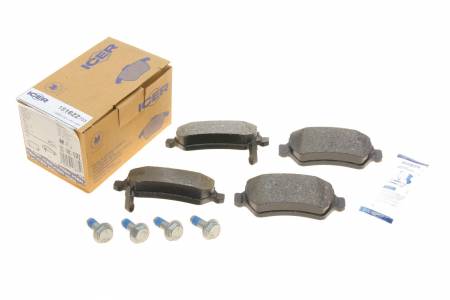 Колодки гальмівні (задні) Opel Combo/Astra/Corsa/Meriva/Zafira 98-/Hyundai ix20/Kia Venga/Ceed 10- 158 181622-703 фото товару