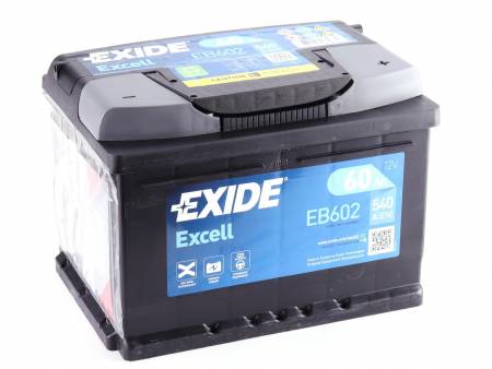 Акумуляторна батарея 60Ah/540A (242x175x175/+R/B13) Excell 24 EB602 фото товару