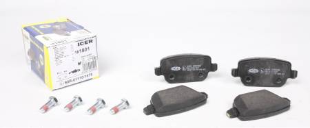 Колодки гальмівні (задні) Ford Focus/Galaxy/Mondeo/S-Max/Kuga 05-15/Volvo S80/V70/XC70 06-16 158 181801 фото товару