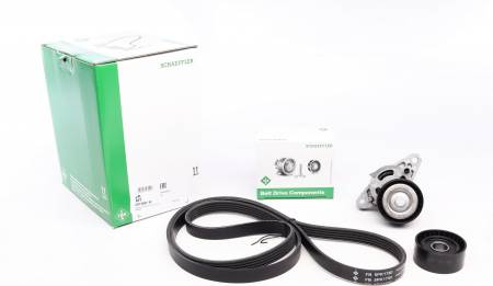 Комплект ременя генератора Renault Megane/Scenic 00-09, (5PK1750) 204 529 0082 10 фото товару