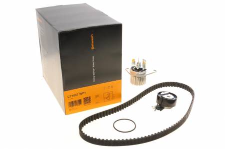 Комплект ГРМ + помпа Citroen Berlingo/Nemo/C2/C3/Peugeot 207/306/307/Partner 1.4i 96- (17x104z) 31 CT1067 WP1 фото товару