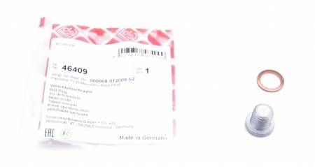 Болт зливу оливи MB Sprinter (906) 06- (M12x1,5) 101 46409 фото товару