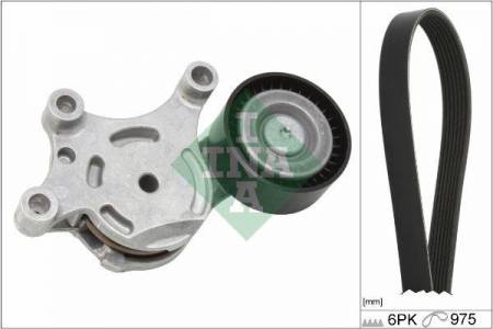 Комплект ременя генератора Citroen Berlingo/Peugeot Partner 1.6 HDi 08- (6PK 975) 204 529 0261 10 фото товару