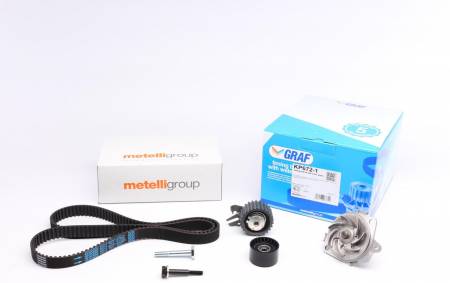 Комплект ГРМ + помпа Fiat Doblo/Punto/Stilo/Bravo 1.9D/JTD 01- (190х24) (PA672) 310 KP672-1 фото товару