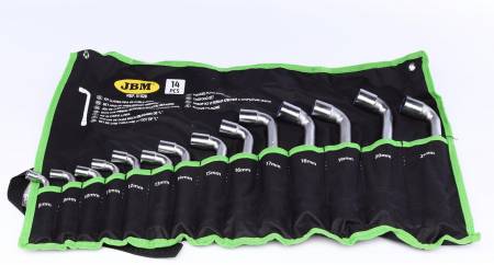 Набір ключів торцевих (14шт) (8/9/10/11/12/13/14/15/16/17/18/19/20/21) 5022 51528 фото товару