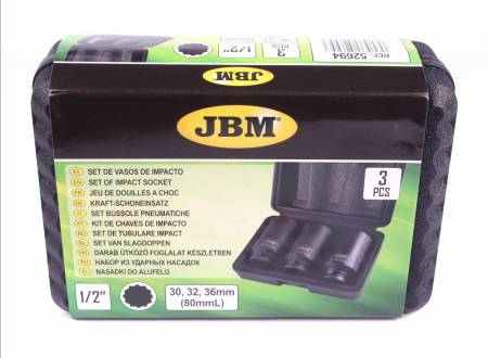 Набір ударних головок 12-граней 1/2