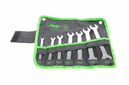 Набір ключів ріжкових (7шт) (6x7-18x19mm) 5022 54150 фото товару