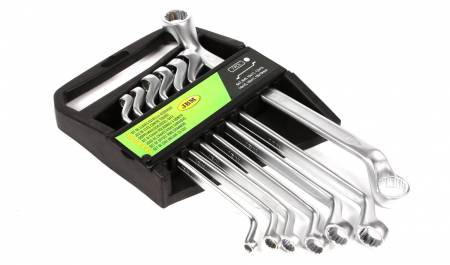 Набір ключів колінчастих 12-гранних (7шт) (6x7-18x19mm) 5022 50562 фото товару