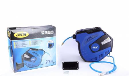 Шланг повітряний на автоматичній катушці JBM (d=9.5mm) 22m 5022 53582 фото товару