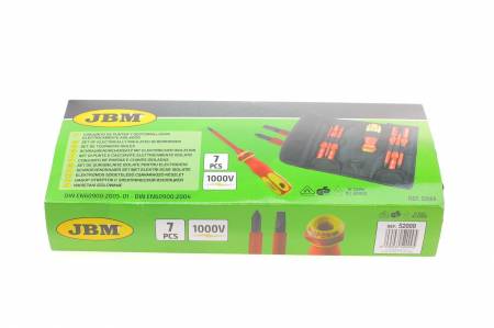 Набір викруток з електричною ізоляцією (8шт) (до 1000В) 5022 52009 фото товару