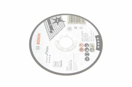 Круг відрізний Expert for Inox - Rapido (125x1.0mm) d=22.23mm 30 2608600549 фото товару