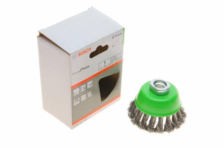 Щітка шліфувальна M14/d=75x0.5mm (сталева) 30 2608622060 фото товару