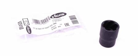 Головка для викручування скруглених болтів і гайок (з гвинтовою канавкою) 19 mm (1/2