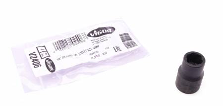 Головка для викручування скручених болтів і гайок (з гвинтовою канавкою) 12 mm (1/2