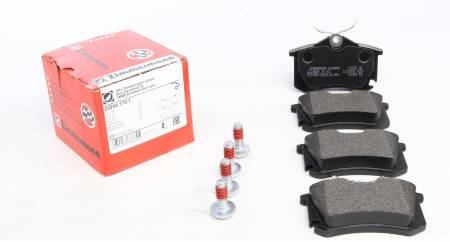 Колодки гальмівні (задні) VW Caddy III 04-/Peugeot 308 09-/Citroen C4 09- (Lucas) (87.2x53.1x17) 86 235541701 фото товару