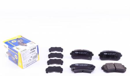 Колодки гальмівні (задні) Hyundai Tucson 15-/Sonata 05-15/ix20/ix35/Kia Cerato/Sportage/Picanto 10- 158 181955 фото товару