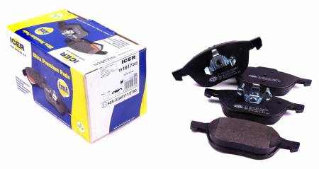 Колодки гальмівні (передні) Ford Transit Connect/Tourneo Connect/Kuga 13-/Focus/C-Max 07- 158 181617-202 фото товару