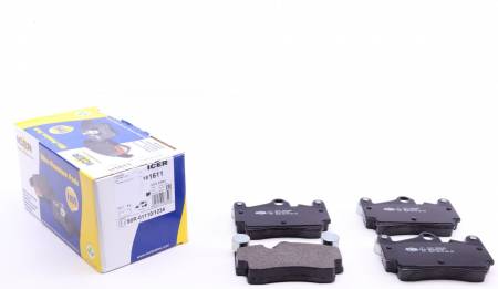 Колодки гальмівні (задні) Audi Q7 06-15/VW Touareg/Porsche Cayenne 02-10 158 181611 фото товару