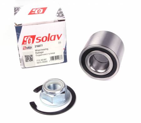 Підшипник маточини (задньої) Renault Kangoo 97- (25x55x43) (к-кт) 5000 216077 фото товару