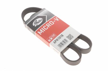 Ремінь генератора Lada Kalina 1.4 08-13/ MB 190 (W201) 2.0 82-93 33 6PK1018 фото товару