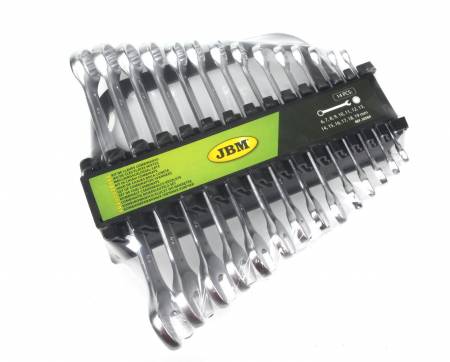 Набір ключів комбінованих (14шт) (6/7/8/9/10/11/12/13/14/15/16/17/18/19mm) 5022 50560 фото товару