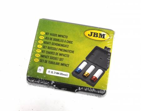 Набір насадок (3 шт. - 17/19/21 mm) 1/2 