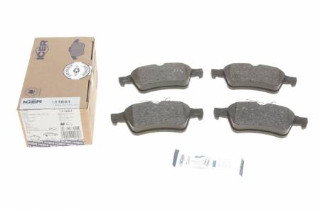 Колодки гальмівні (задні) Ford Focus 04-/Connect/Opel Vectra C 02-13/Renault Laguna/Citroen C5 07- 158 181651 фото товару