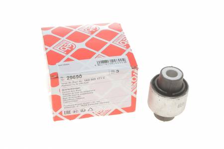 Сайлентблок важеля (заднього/знизу/всередині) Audi A3/VW Golf V/VI 03- (поперечного)(12x42x60) 101 29690 фото товару