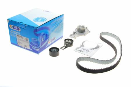 Комплект ГРМ + помпа Citroen/Peugeot 1.6HDI/Volvo 1.6 D2/Mazda 10-/Ford 1.6TDCI 13- (141x25) (PA938) 310 KP938-2 фото товару