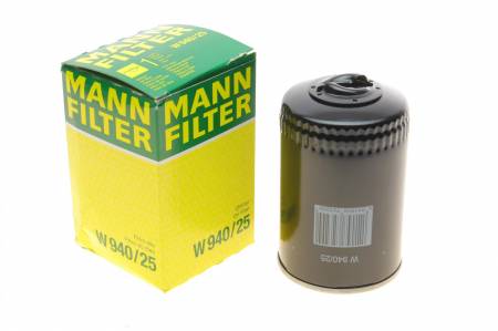 Фільтр масляний Audi 100/VW Caddy II/LT 28-35 1.3-2.5TDI 76- 4 W 940/25 фото товару