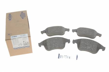 Колодки гальмівні (передні) Renault Laguna III 07-/Scenic III 08-/Samsung QM5 06- 158 181859 фото товару