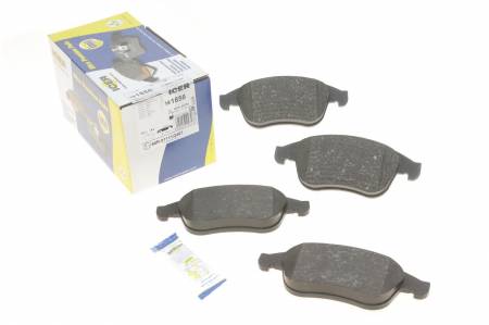 Колодки гальмівні (передні) Renault Megane III/Laguna III/Scenic III/Fluence 07- (WVA 24709/24710) 158 181856 фото товару