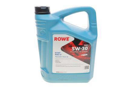 Олива 5W30 HIGHTEC SYNT RSR 17 (5L) (MB 226.52/Renault RN17/RN 0700/0710) (ACEA C3) 5440 20370-0050-99 фото товару